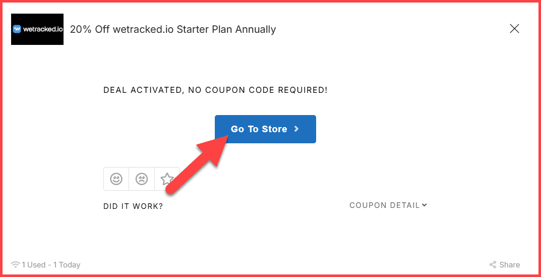 wetracked.io Deal