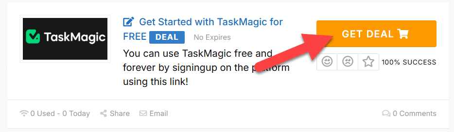 TaskMagic Coupons