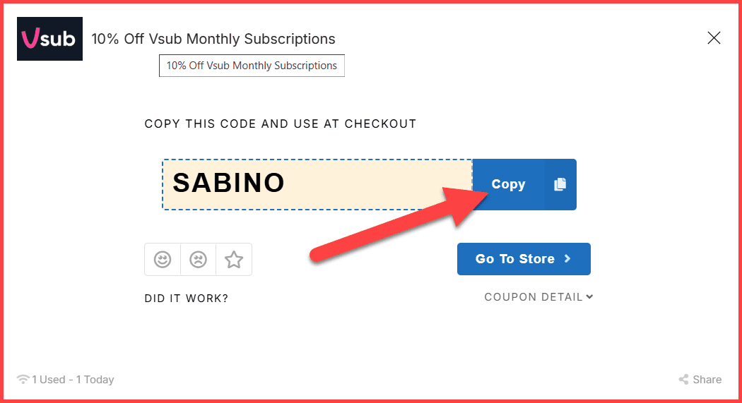 Vsub Code