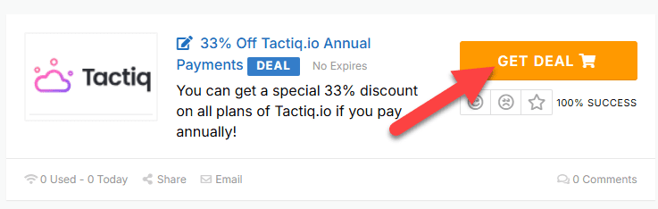 Tactiq Coupons